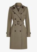 Tommy Hilfiger Double-breasted trenchcoat van biologisch katoen met ce...