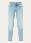 Benetton High waist skinny jeans in biologische katoenblend met steekz...