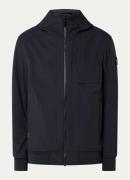 Airforce Softshell jack met logo en capuchon