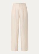 Copenhagen Muse Cmnature high waist wide fit pantalon met steekzakken