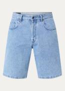 Armani Straight fit korte broek van denim met steekzakken