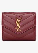 Saint Laurent Cassandre portemonnee van lamsleer