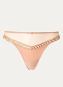 Aubade Sheer Emotion tanga met mesh en borduring