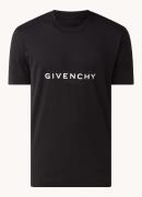 Givenchy T-shirt met logo- en backprint