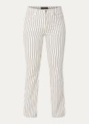 Claudia Sträter High waist flared jeans met streepprint