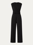 Taifun Wide fit jumpsuit met gedrapeerd detail en steekzakken