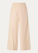 JOSH V Aries high waist loose fit pantalon met steekzakken