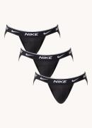 Nike Jockstrap slip met logoband in 3-pack