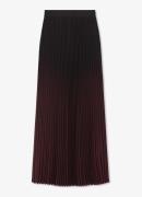 Reiss Marlie midi rok met dip-dye dessin en plissé