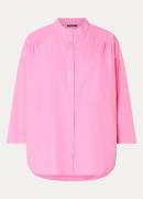 River Woods Oversized tuniek met opstaande kraag