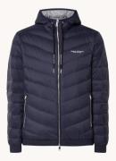 Armani Gewatteerd jack met donsvulling en ritszakken