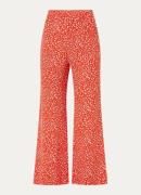 L.K.Bennett Sophie high waist wide fit pantalon met print