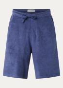 Selected Homme Straight fit korte broek van biologisch katoen met stee...