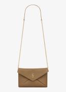 Saint Laurent Cassandre clutch van lamsleer met afneembare schouderrie...