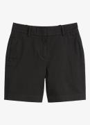Marc O'Polo Mid waist straight fit korte broek met steekzakken