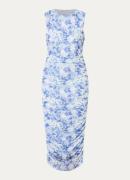Neo Noir Corilina midi kokerjurk met bloemenprint