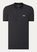 BOSS Paddy regular fit polo met grafische print