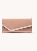 Jimmy Choo Emmie clutch van lakleer met afneembare schouderriem