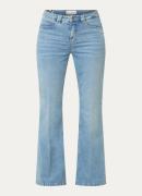 OPUS Enja high waist straight leg jeans met medium wassing