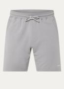 Airforce Straight fit korte joggingbroek van biologisch katoen met log...
