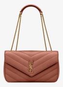 Saint Laurent Loulou Medium schoudertas van lamsleer