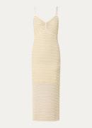 French Connection Jerry fijngebreide midi jurk met lurex