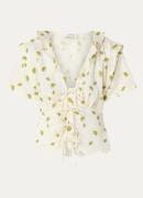 Aaiko Julyn semi-transparante blouse in lyocellblend