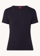 HUGO Deloris T-shirt met logoborduring