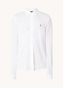Ralph Lauren Regular fit overhemd van piqué katoen met logoborduring