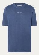 SAMSØE SAMSØE T-shirt in biologische katoenblend met logo