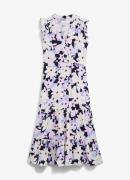 Hobbs Shauna midi jurk met bloemenprint en strikceintuur
