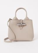 Longchamp Le Roseau handtas XS van leer