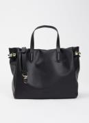 L.K.Bennett Selina handtas van leer met afneembare schouderriem