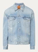 Denham London spijkerjas met destroyed afwerking