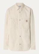Carhartt WIP Walter spijkerjas in linnenblend met borstzakken