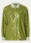 Refined Department Jazzy blouse met pailletten
