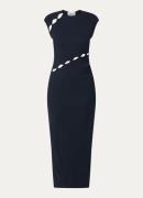 ba&sh Chassy midi jurk met cut-out details