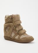 Isabel Marant Bekett sneakerwedge van suède