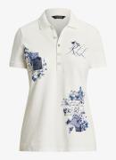 Ralph Lauren Piqúe Polo-shirt met patchwork