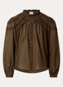 Isabel Marant Christa blouse met ruches
