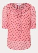 L.K.Bennett Coco tuniek met bloemenprint en strikkraag
