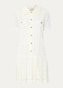 Sandro Mini jurk van kant met plissé