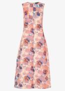 Whistles Mouwloze midi jurk met print