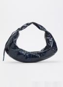 Nona Slouchy schoudertas van leer