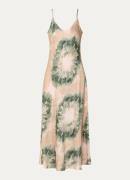 Summum Maxi jurk met tie-dye dessin