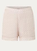 BOSS Pyjamashorts met logoprint
