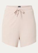 BOSS Ottoman pyjamashorts met structuur