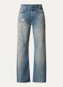 Acne Studios High waist flared jeans met lichte wassing