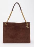 Ralph Lauren Schoudertas van leer