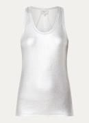 Dante 6 Zora tanktop met metallic finish en logo
